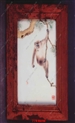 近代民国瓷真品精选：粉彩蜂猴图瓷板20×13cm