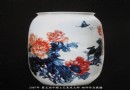 07年国大师初评作品-青花釉下红300件大口瓶《总领群芳》何叔水