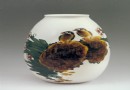 中国工艺美术馆陶瓷艺术邀请展-涂翼报 “晓春图”