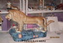景德镇最大的陶瓷雕塑雄狮