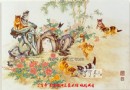张松涛:八猫图·粉彩瓷板画