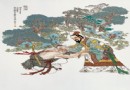 2008年 方复 将相和 古彩瓷板 拍卖价格：RMB:89,600