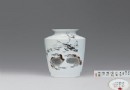 1993年作 王隆夫 竹里双禽 新彩瓷瓶  拍卖成交价：RMB:33,600
